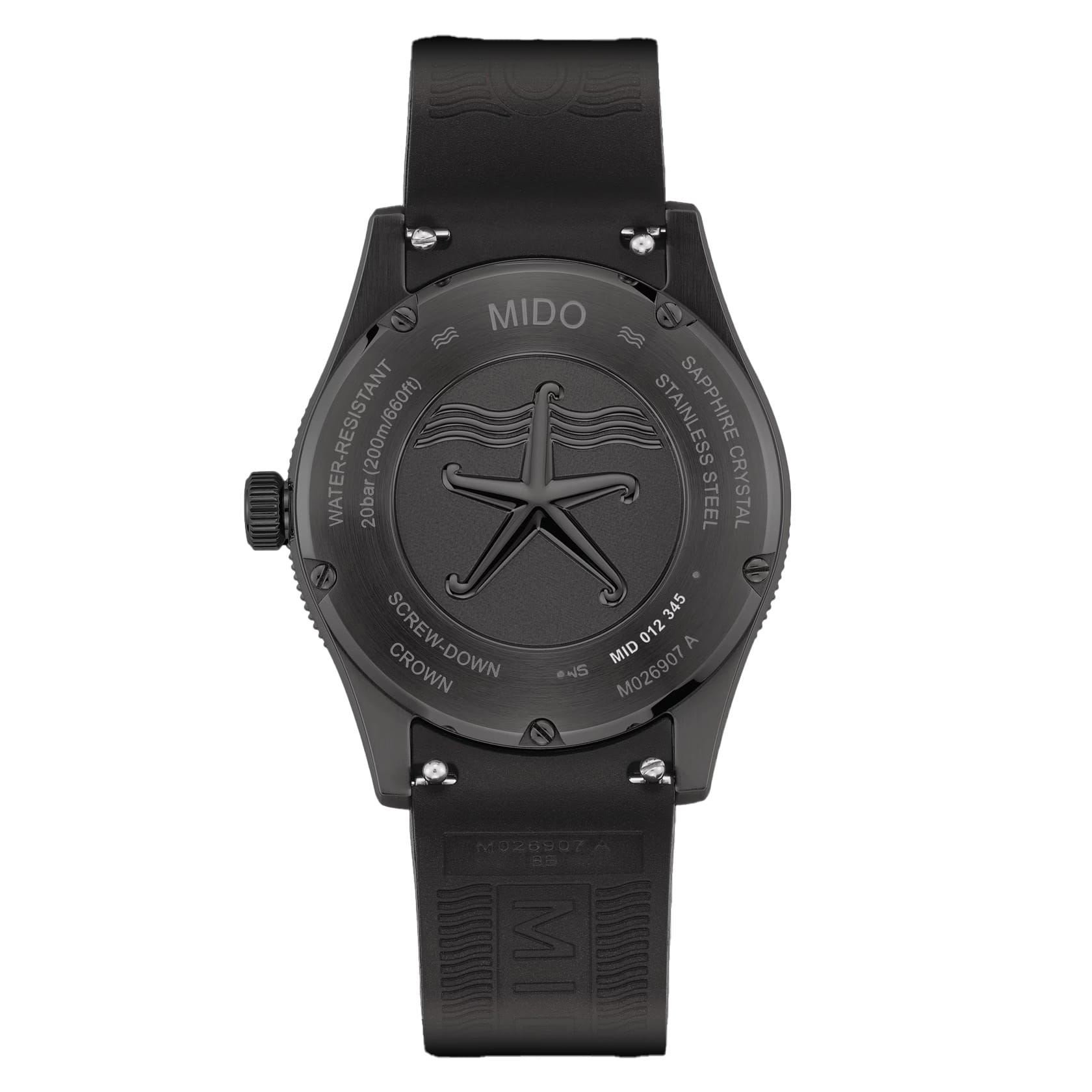 Mido Mido Ocean Star 39 M026.907.37.051.00 , наручные женские часы фото под углом