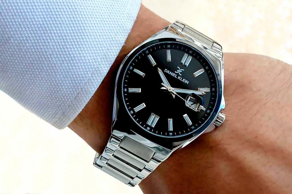 Daniel Klein Daniel Klein Steely DK.1.13701-2,  турция мужские часы на браслете нержавеющая сталь боковой вид