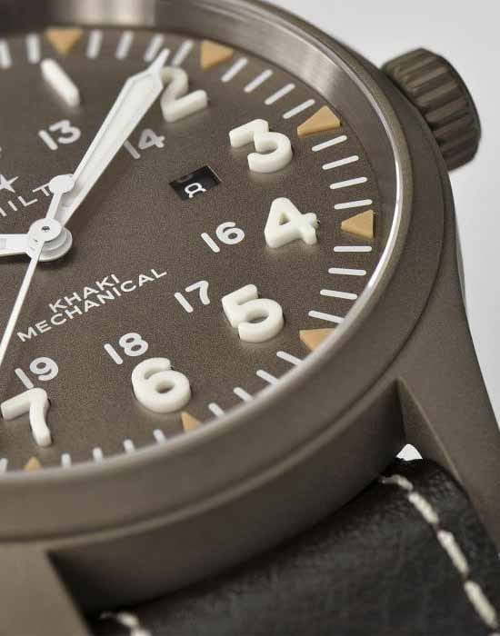 Hamilton Hamilton Khaki Field Mechanical H69829560  - задняя крышка сталь корпуса, швейцария часы