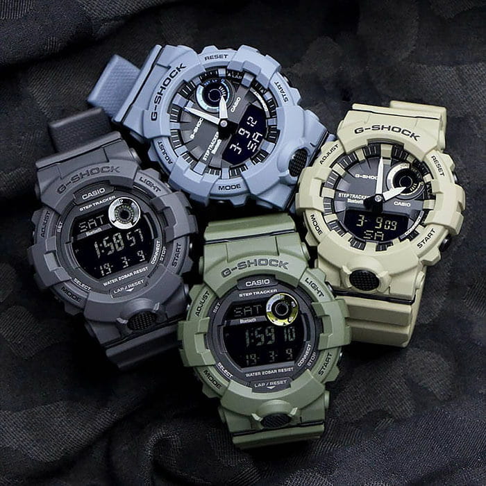 Casio Casio G-Shock GBA-800UC-2A G-SQUAD - задняя крышка пластик корпуса, япония часы
