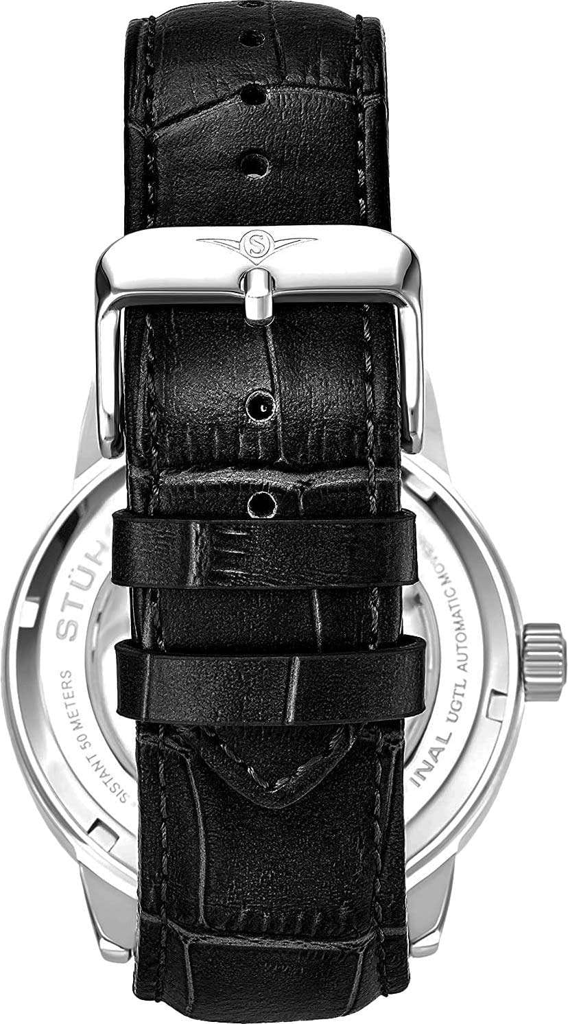 Stuhrling Stuhrling Legacy 3917.1  - задняя крышка сталь металл корпуса, сша часы