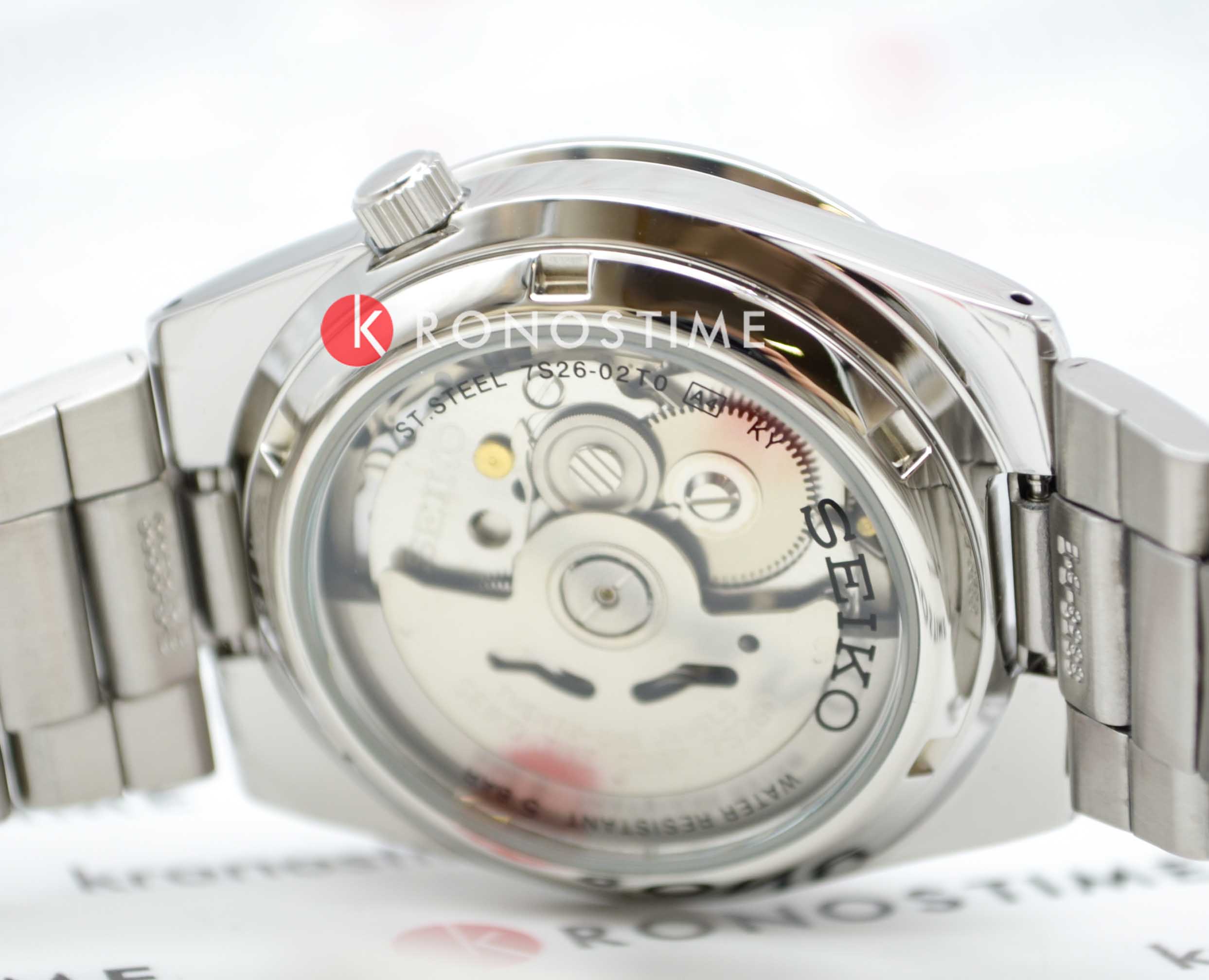Seiko Seiko 5 Regular SNKD99K1  — детали корпуса и нержавеющая сталь