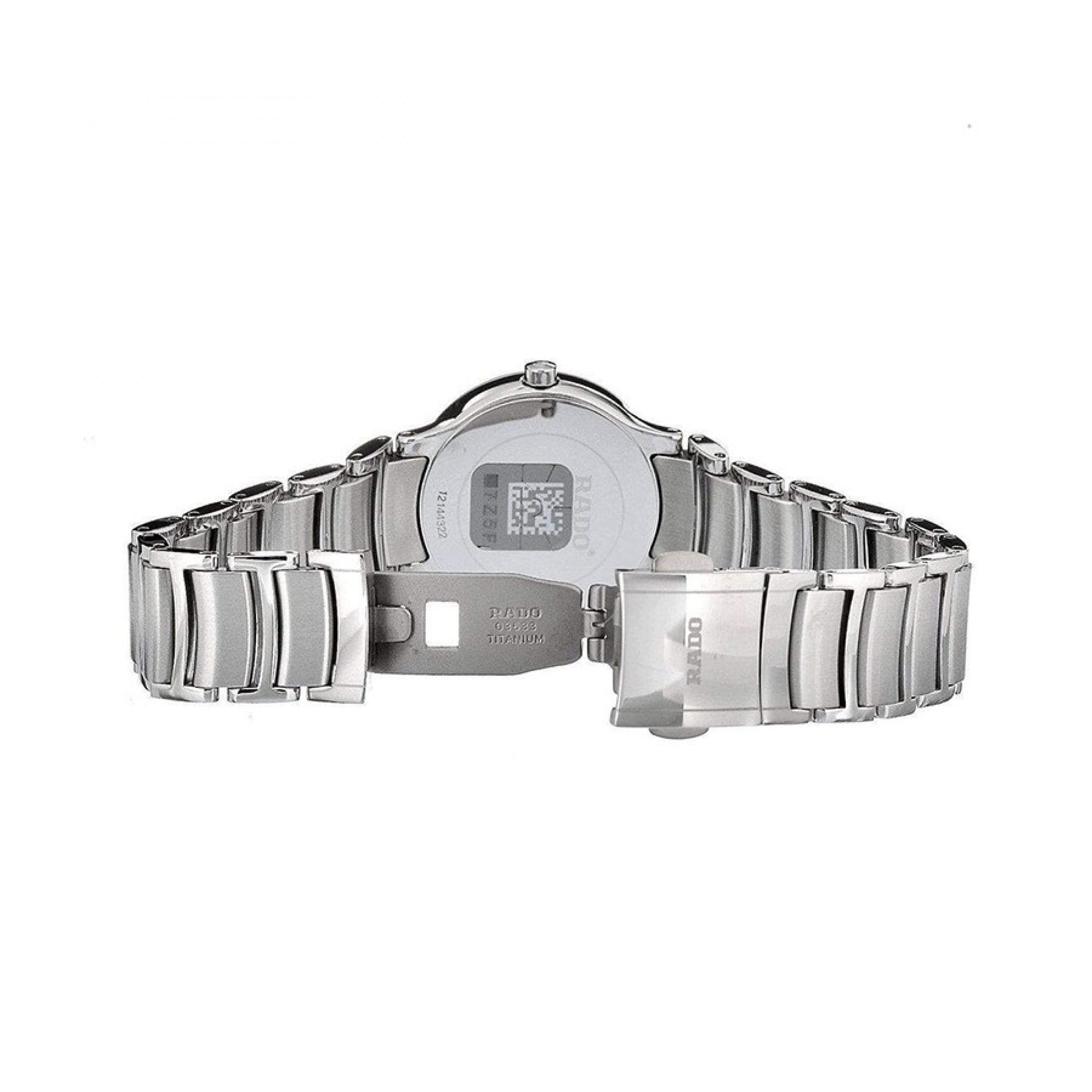 Rado Rado Centrix R30928113, centrix швейцария женские часы на браслете сталь + керамические вставки боковой вид