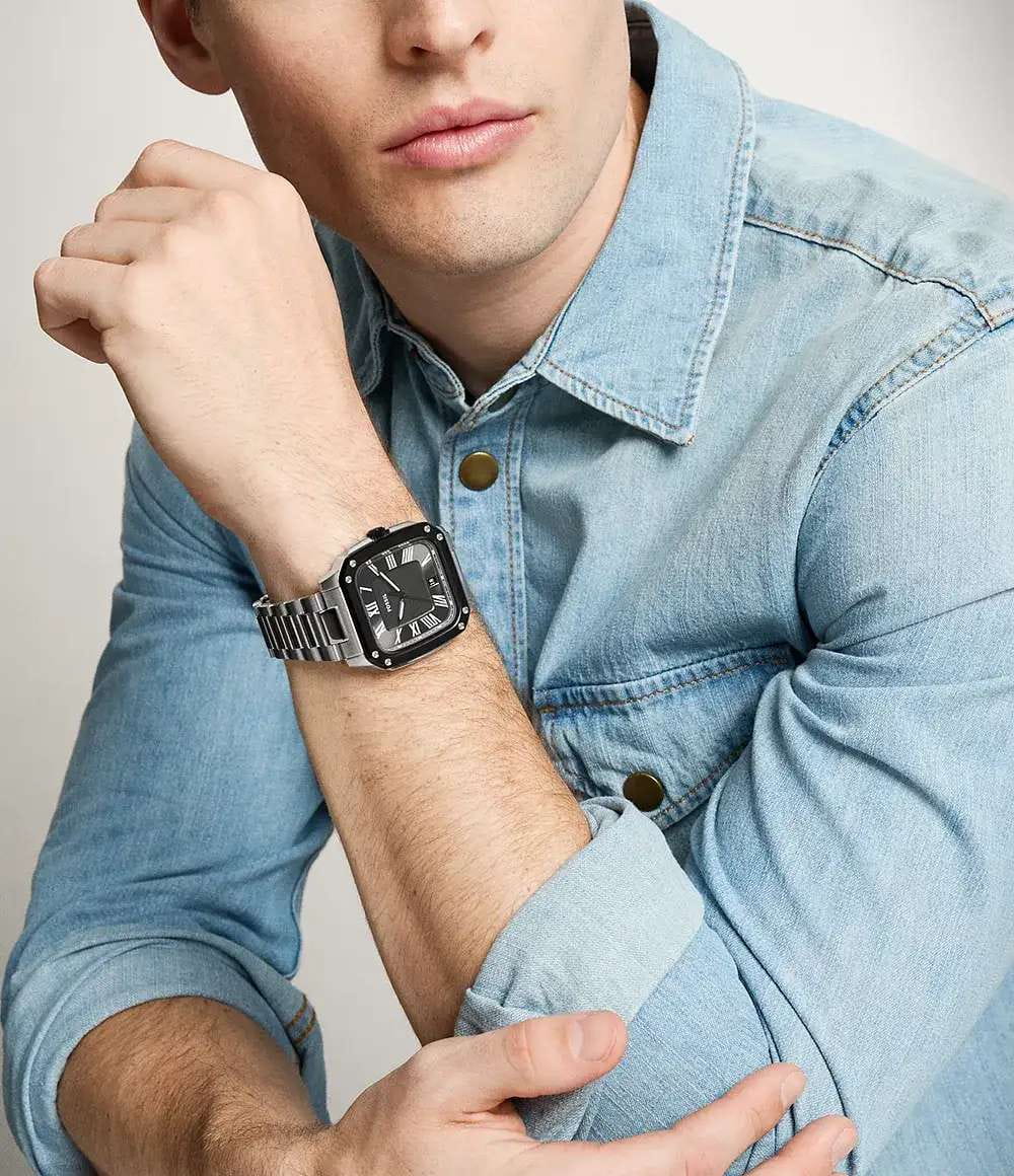 Оригинальные часы Fossil Fossil Crosby FS6122 кварцевые калибр механизма  общий вид