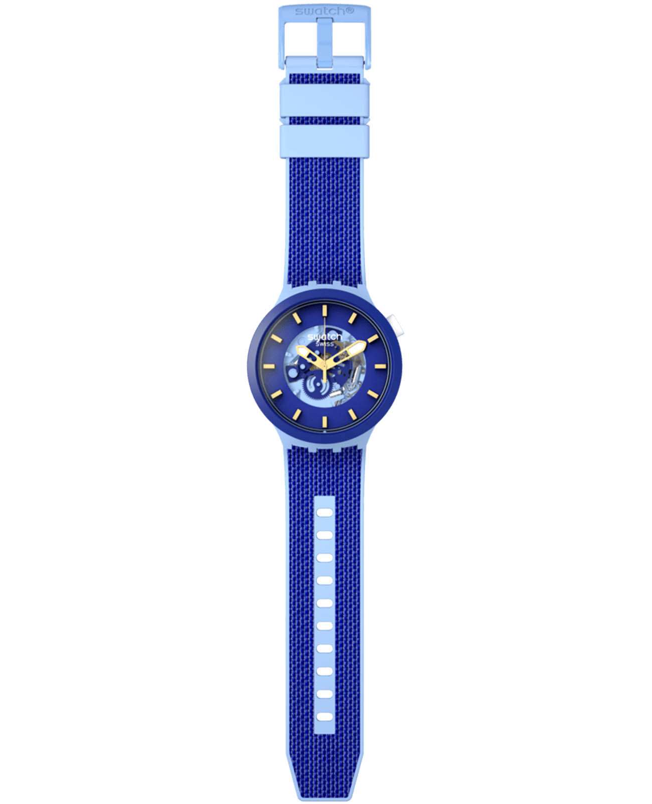Swatch Swatch Big Bold Biosourced Lacquered SB05N105 , наручные мужские часы фото под углом