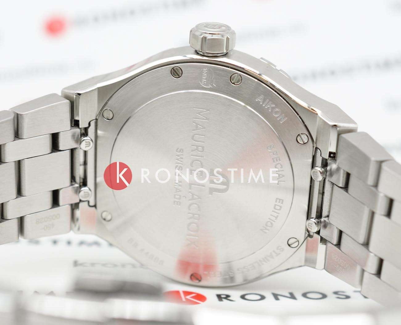Оригинальные часы Maurice Lacroix Maurice Lacroix Aikon Quartz Colours Edition AI1106-SS002-450-1 кварцевые калибр механизма  общий вид