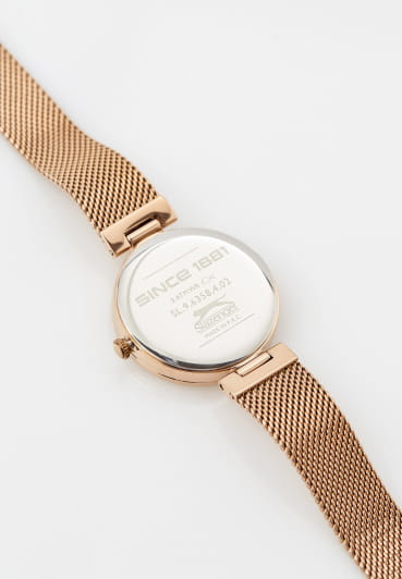 Slazenger Slazenger SL.09.6358.4.02,  англия мужские часы на браслете суперметалл с ip покрытием боковой вид