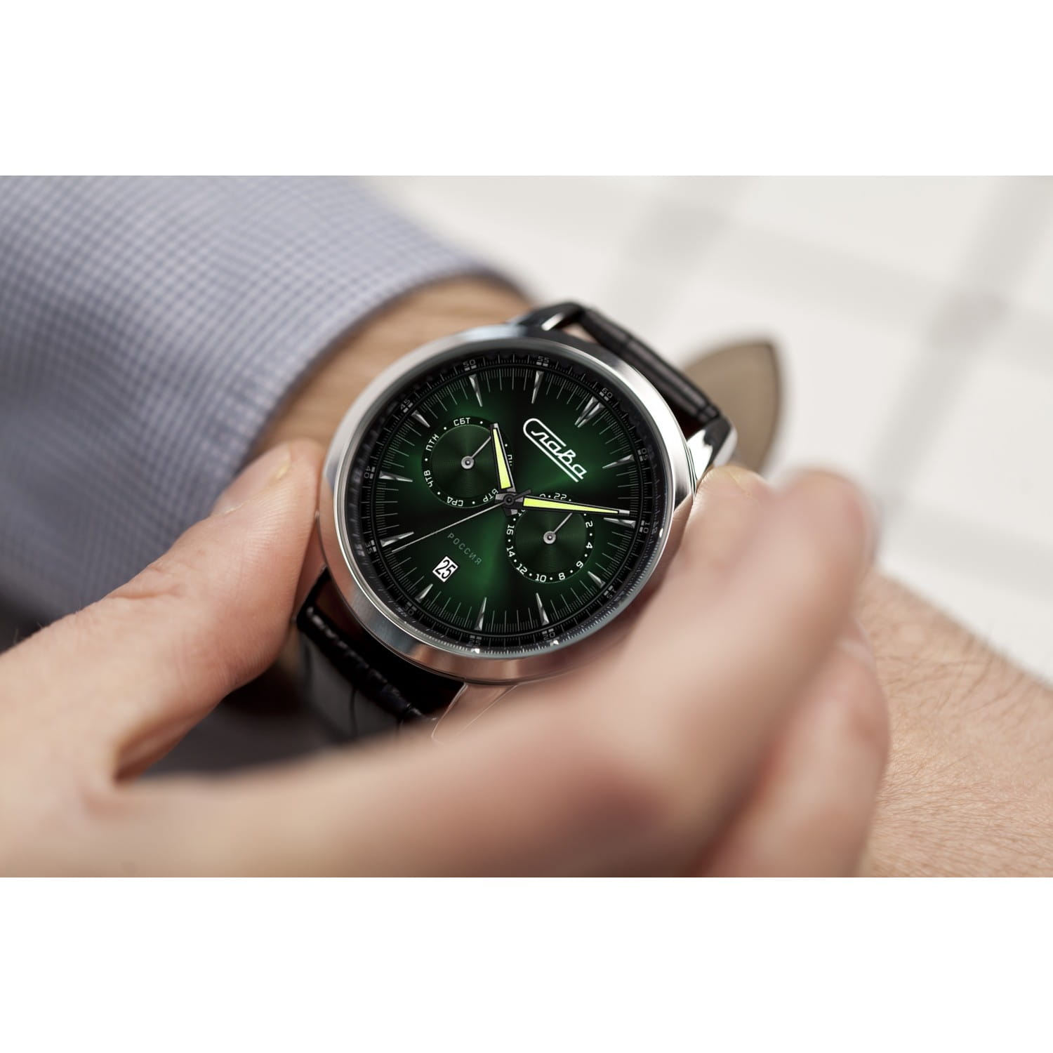 Слава Слава Традиция 2336473/300-JP21  - задняя крышка сталь корпуса, россия часы