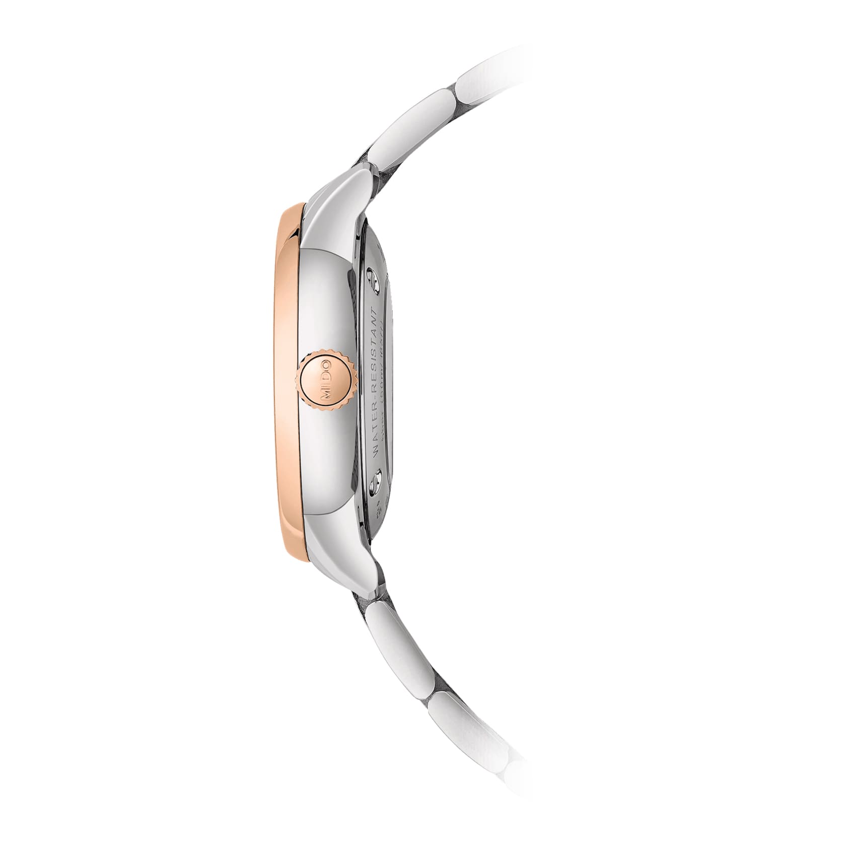 Mido Mido Baroncelli Signature M037.207.22.036.01, baroncelli швейцария женские часы на браслете нержавеющая сталь боковой вид