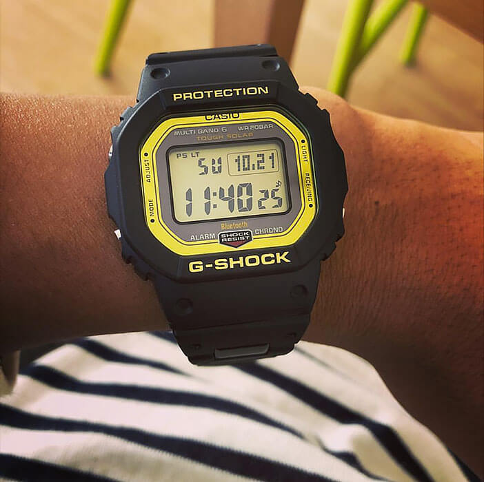 Оригинальные часы Casio Casio G-Shock GW-B5600BC-1 электронные калибр механизма  общий вид