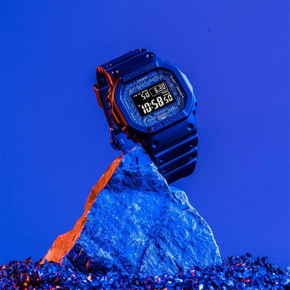 Casio Casio G-Shock GW-B5600BP-1ER мужские часы синий циферблат на запястье