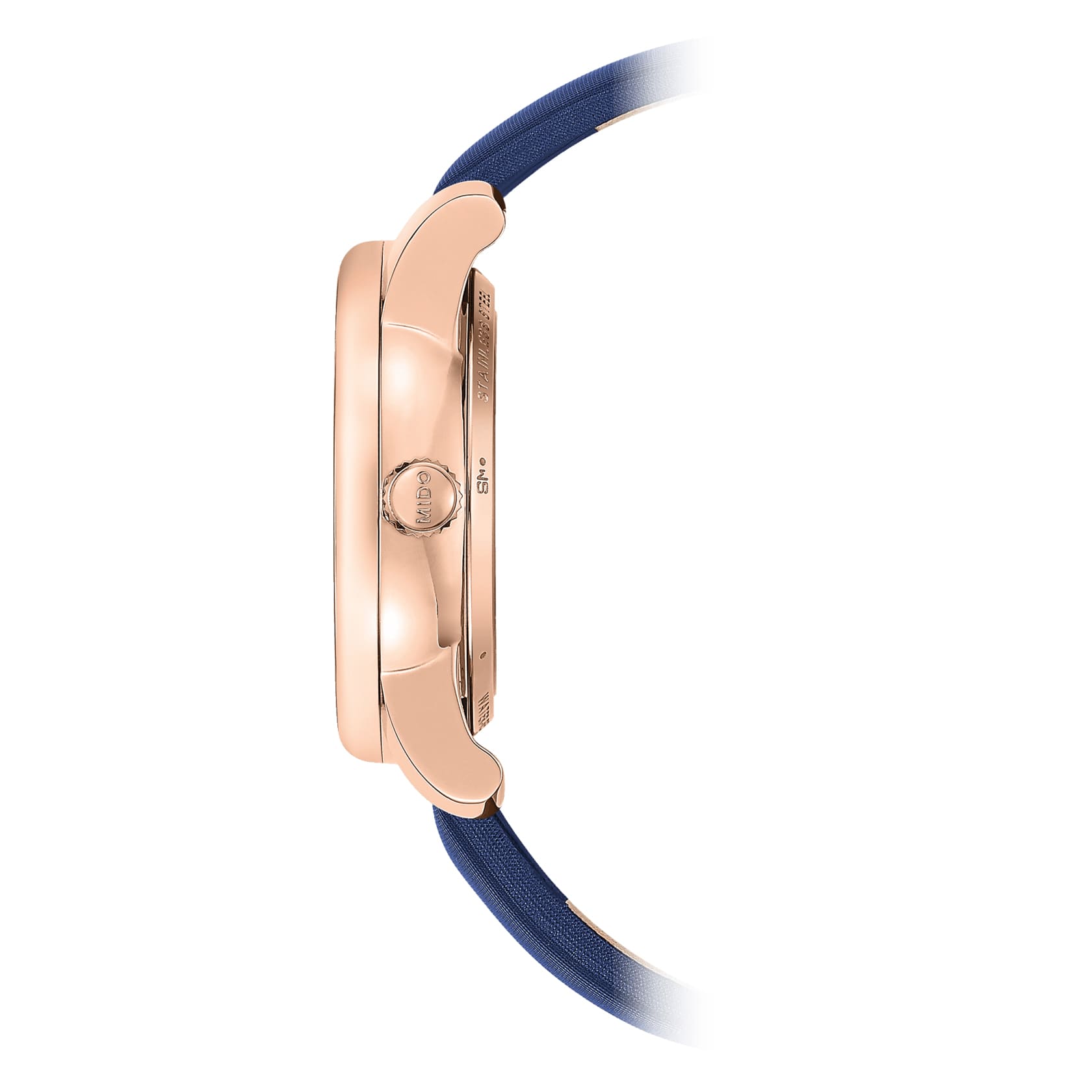 Mido Mido Baroncelli Wild Stone M035.207.37.491.00, baroncelli швейцария женские часы на браслете тканевый боковой вид