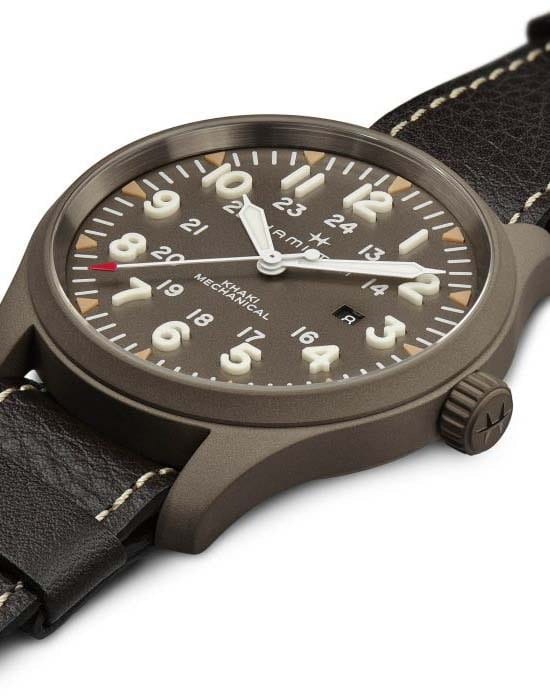 Оригинальные часы Hamilton Hamilton Khaki Field Mechanical H69829560 механические калибр механизма h-50 общий вид