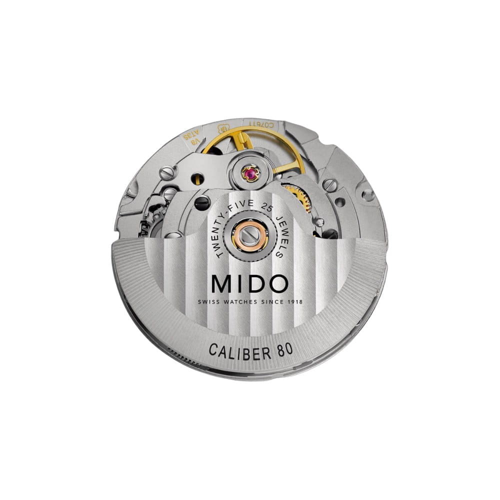 Оригинальные часы Mido Mido Baroncelli Wild Stone M035.207.36.461.00 механические калибр механизма mido calibre 80 (на базе eta c07.611) общий вид
