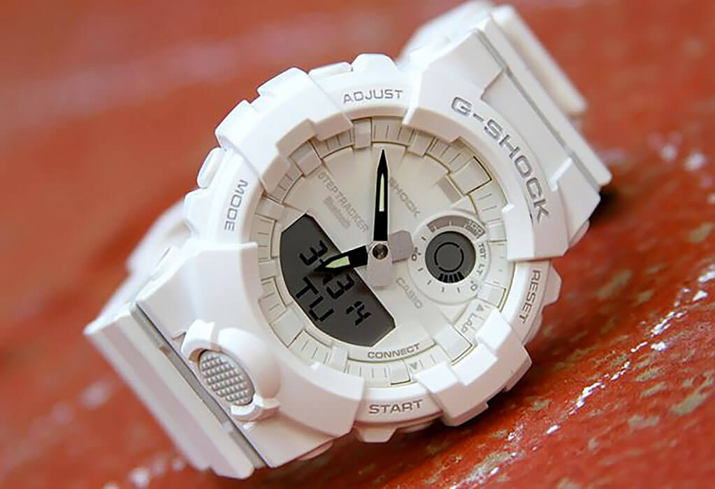 Casio Casio G-Shock GBA-800-7A G-SQUAD — детали корпуса и пластик