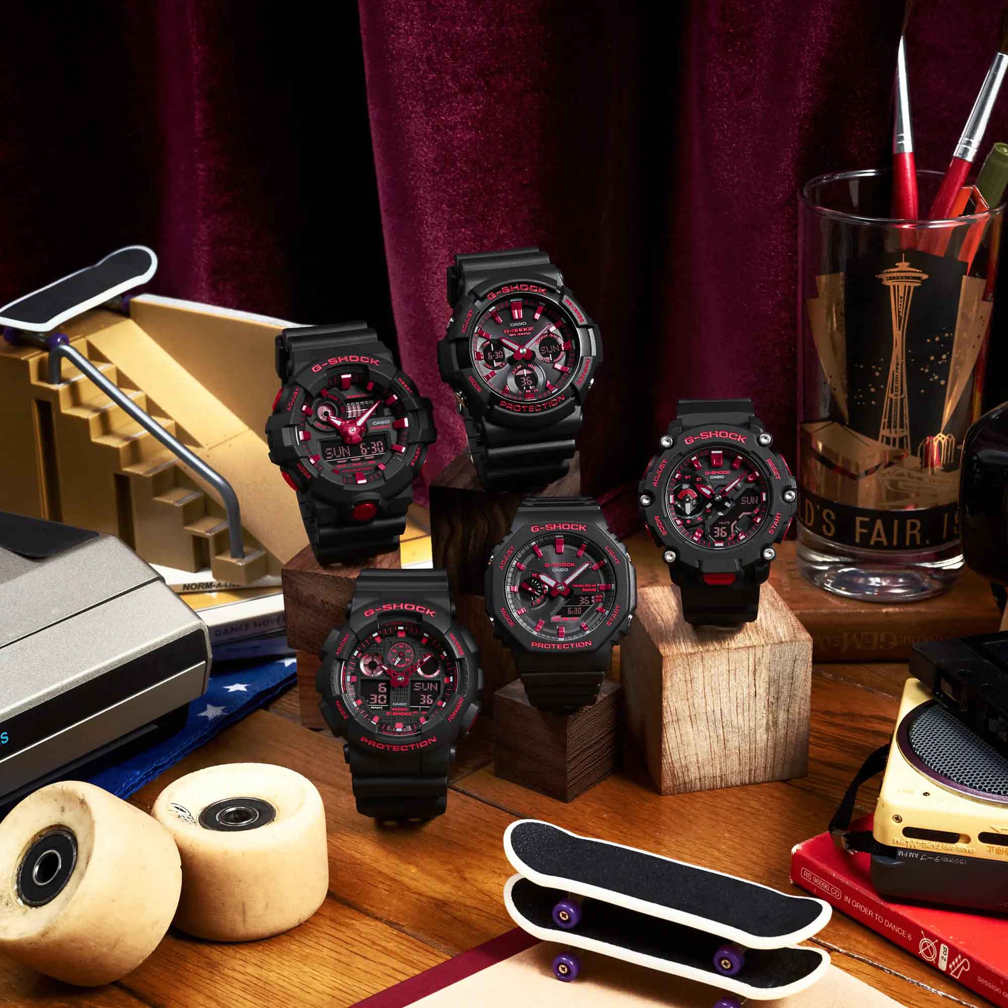 Casio Casio G-Shock GA-700BNR-1ADR (GA-700BNR-1A) япония наручные мужские часы заводная головка с логотипом Casio