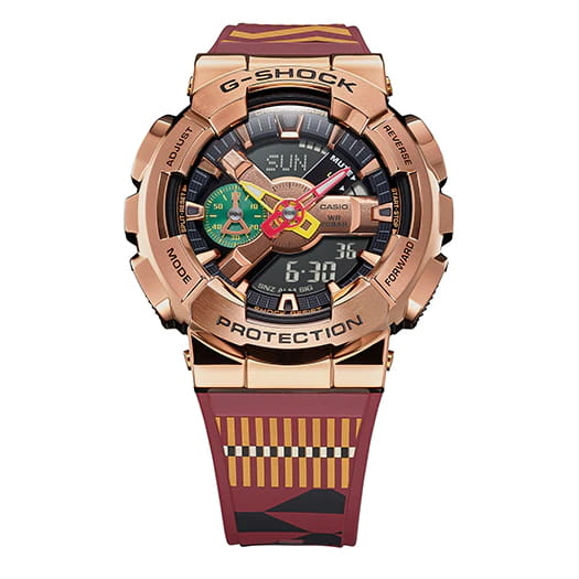 Casio Casio G-Shock GM-110RH-1A электронные мужские часы часы крупный план черный циферблата