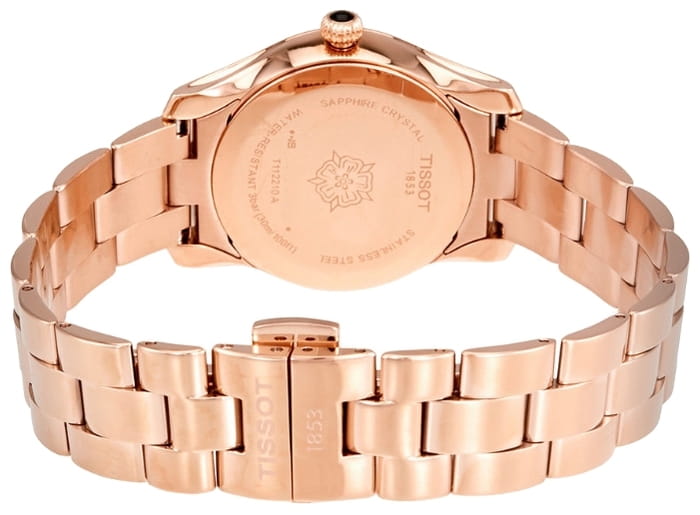 Tissot Tissot T-Wave T112.210.33.051.00, t-lady швейцария женские часы на браслете сталь c pvd покрытием боковой вид