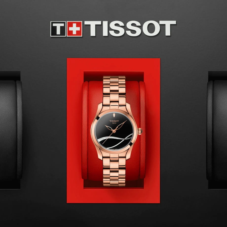 Tissot Tissot T-Wave T112.210.33.051.00 T Wave, наручные женские часы фото под углом
