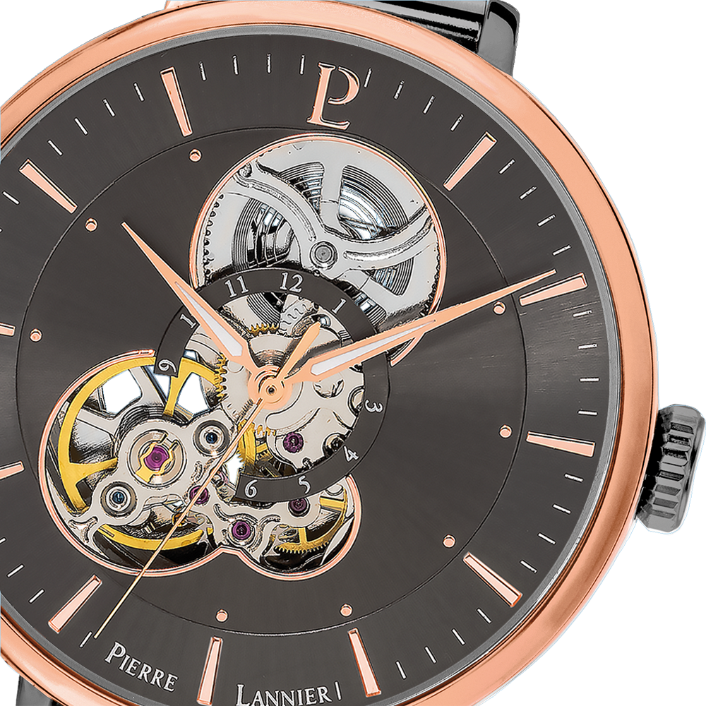 Pierre Lannier Pierre Lannier Melodie 349A739,  франция женские часы на браслете нержавеющая сталь с ip-покрытием боковой вид