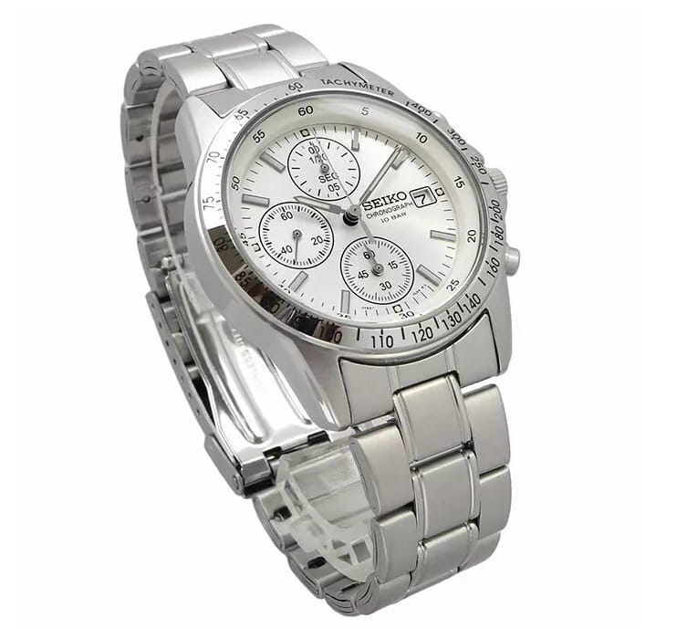 Seiko Seiko Spirit Chronograph SBTQ039 , наручные мужские часы фото под углом