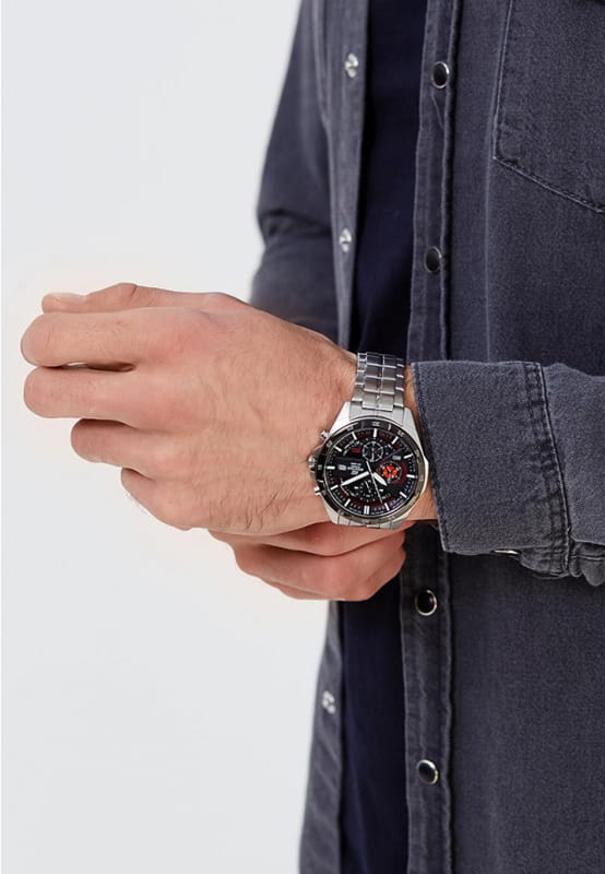 Casio Casio Edifice EFR-556DB-1A EFR-556, наручные мужские часы фото под углом