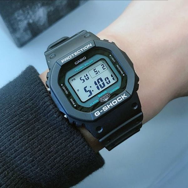 Casio Casio G-Shock GW-B5600MG-1, g-shock япония мужские часы на браслете пластик боковой вид
